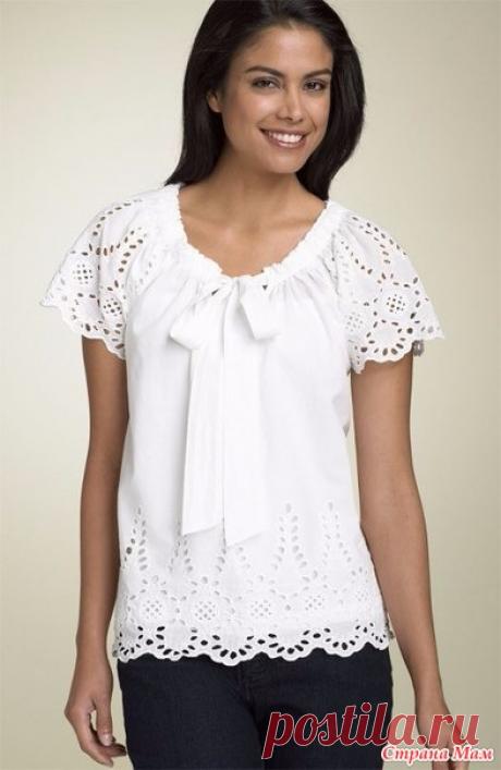 Нарядная блуза. Выкройка на размеры от 44 до 56. +. - Авторские уроки шитья... моделирование, крой, технология - Страна Мам