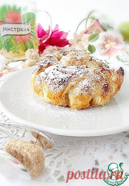 Яблочные слойки "Хризантемы".