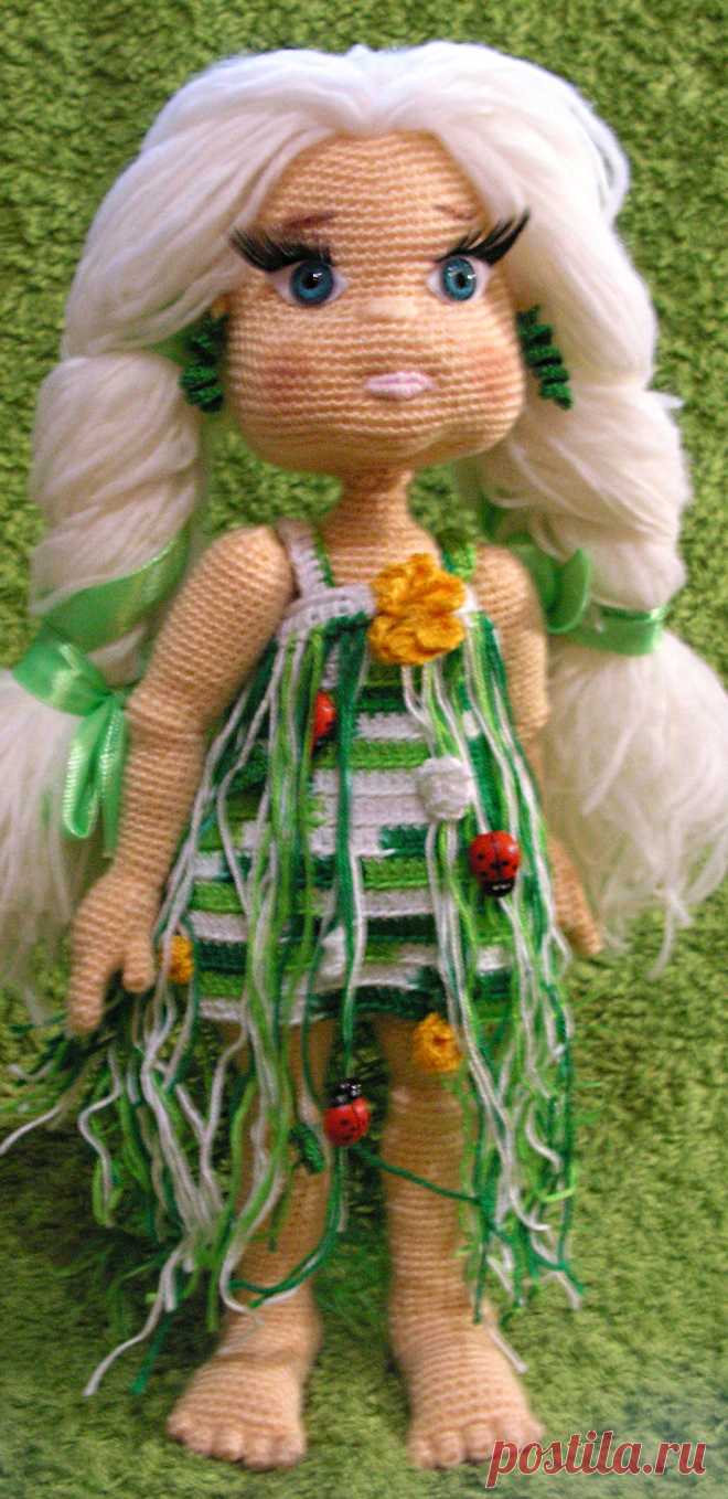 PDF Девочки крючком. FREE crochet pattern; Аmigurumi doll patterns. Амигуруми схемы и описания на русском. Вязаные игрушки и поделки своими руками #amimore - кукла, куколка.
