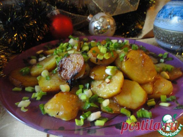 Картофель с соевым соусом 