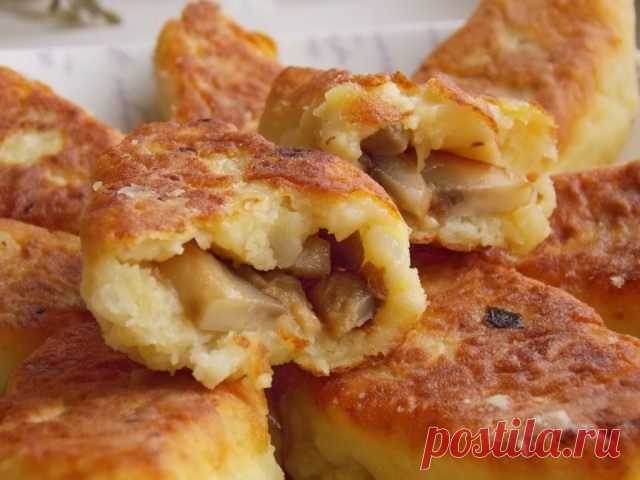 Картофельные зразы с грибами. Пошаговый рецепт с фото — Ботаничка.ru
