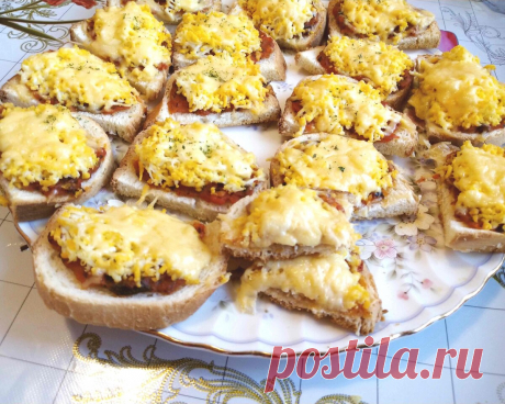 Бутерброды "Сытый муж" по фирменному рецепту моей сестры. Благодаря вкусному соусу получаются сочными и похожими на пиццу | Алина Калинина Простые рецепты | Яндекс Дзен