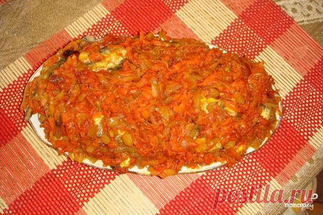 Салака под маринадом - пошаговый кулинарный  на Повар.ру