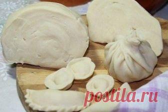 Вкуснейшее тесто на пельмени и вареники.