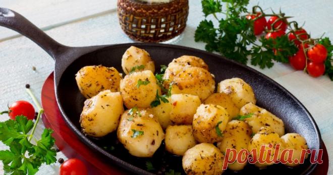 Картофель с чесноком — Sloosh – кулинарные рецепты