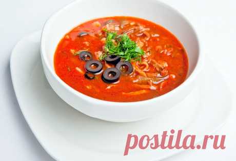 Солянка сборная с грибами . Милая Я