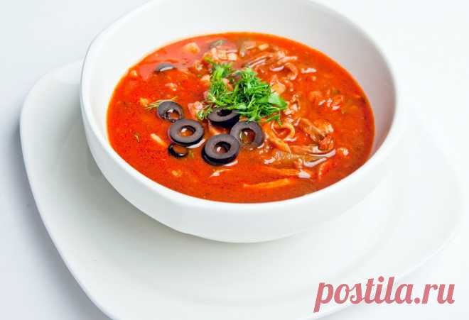 Солянка сборная с грибами . Милая Я