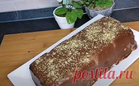 Выкладываем печенье слоями и получаем торт: самый простой десерт без выпечки и теста
