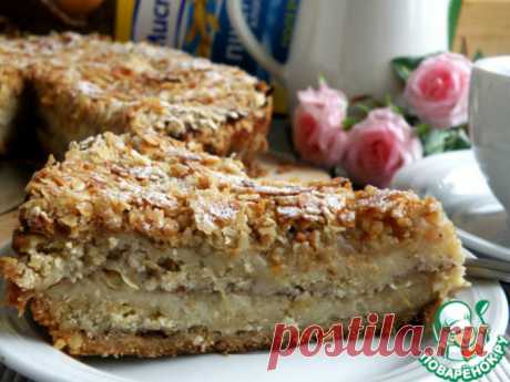 Насыпной яблочный пирог