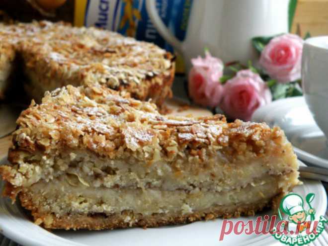 Насыпной яблочный пирог