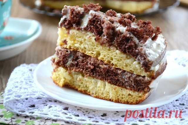 Нежный и вкусный тортик на кефире

Ингредиенты:
Кефир — 1 Стакан
Яйца — 2 Штуки
Сахар — 2/3 Стакана
Сода — 1 Чайная ложка
Мука — 2 Стакана
Какао — 1 Чайная ложка
Сахар — 0,5 Стакана (в крем)
Сметана — 400 Грамм (в крем)

Количество порций: 3-4 


Как приготовить 