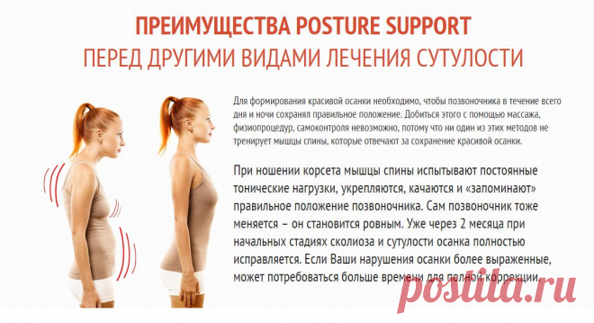 Магнитный корректор осанки «MAGNETIC POSTURE SUPPORT»
