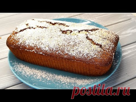 Постный кекс с тыквой - вкусный, быстрый, прямо тает во рту!