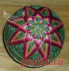 ТЕМАРИ. Урок 6 - узор хризантема "кику".