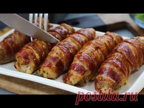 Überraschen Sie Ihre Gäste! Saftiges Schweinefilet mit Füllung. Sehr lecker!