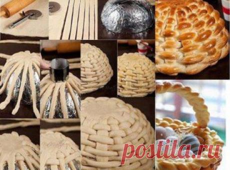 Идея выпечки. Корзинка