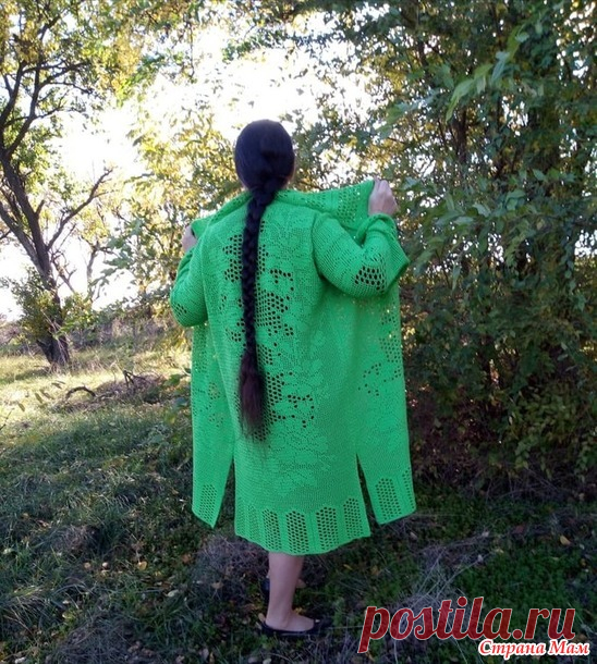 Кардиган крючком 