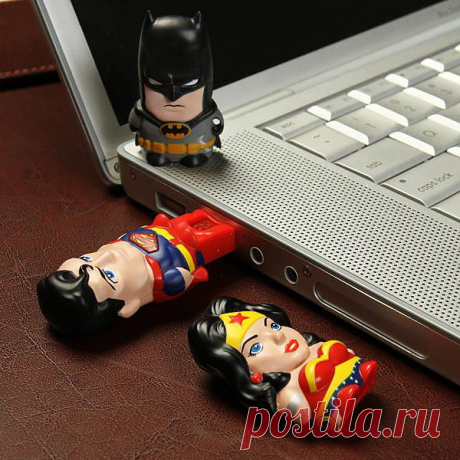 Микро USB-картридеры в виде супергероев. Теперь невозможного нет. $18 USD