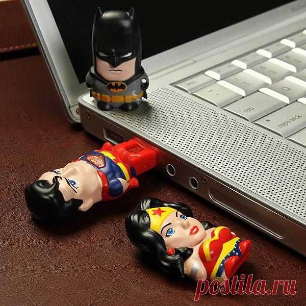 Микро USB-картридеры в виде супергероев. Теперь невозможного нет. $18 USD