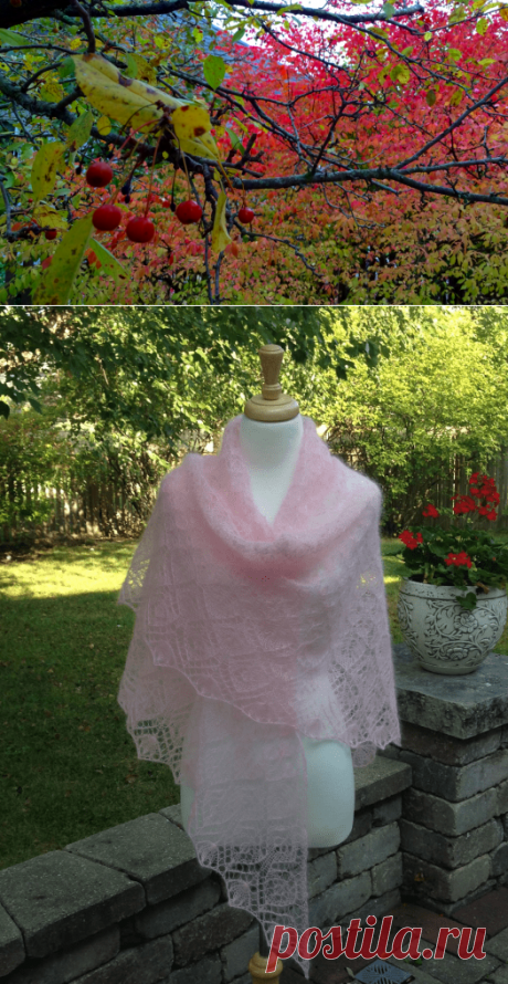 Leaf Evolution Shawl (шаль)