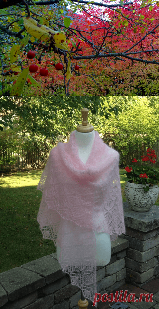 Leaf Evolution Shawl (шаль)
