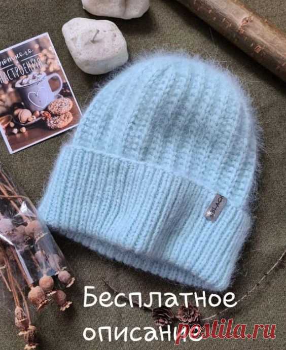 Шапочка спицами из пуха норки Нитки пухнорки с синеий этикеткой цвет 848 (мята) в 2 нити основных и 1 доп.+ кашемир в 2 нити (брала в puh_norki_kms ). Можно вязать в 3 нити пуха норки и 2 допнити с тои же плотностью.Моя плотность 18×28.Размер 54-56.Спицы 4ммРасход 1 моток кашемира (50г),1 моток пуха норки.Набираем 96...