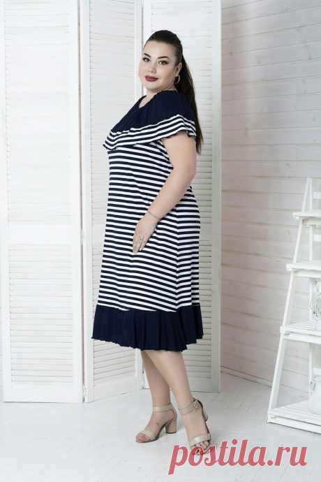 butik_miloraЛетнее платье большого размера «Марсель- полоска» 
Размеры: с 48 по 82! 
Ткань: вискоза полоска,отделка вискоза полоска.

48-50,52-54,56-58 – 3290 рублей
Показать полностью…