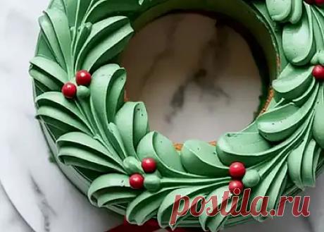 Рецепт торта рождественский венок