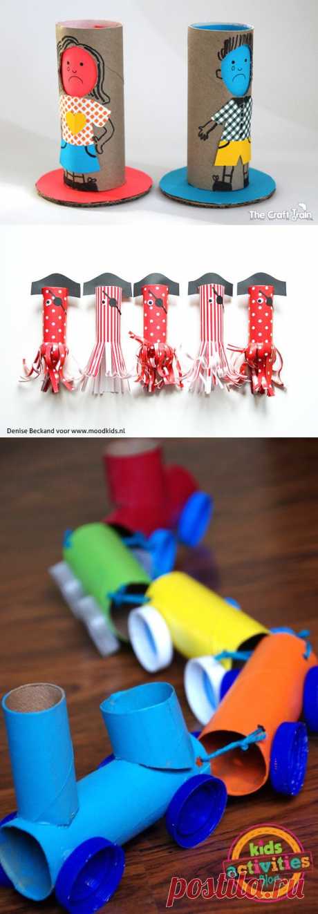 6 manualidades sencillas con rollos de papel