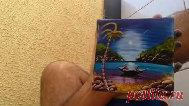 Рисование на плитке