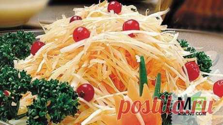 Рецепт САЛАТА ИЗ РЕПЫ капусты и моркови