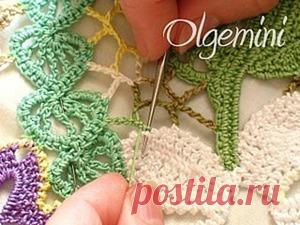 Мастер-класс : Нерегулярная сетка в ирландском кружеве. Урок 1 | Журнал Ярмарки Мастеров Нерегулярная сетка в ирландском кружеве. Урок 1 – бесплатный мастер-класс по теме: Вязание крючком ✓Своими руками ✓Пошагово ✓С фото