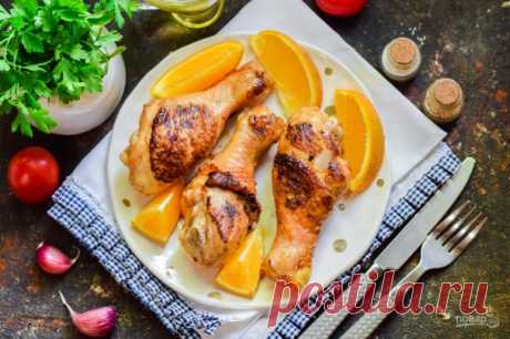 Куриные ножки с апельсинами в духовке - пошаговый рецепт с фото на Повар.ру