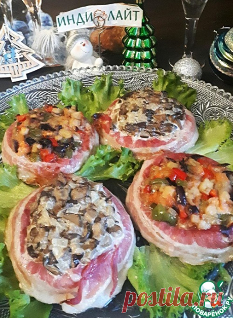 Мясные корзинки с начинкой – кулинарный рецепт