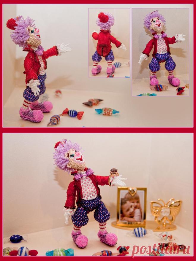 Клоун Кузя! | biser.info - всё о бисере и бисерном творчестве