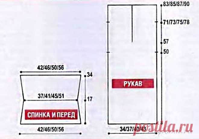 Интересный пуловер спицами » Сайт "Ручками" - делаем вещи своими руками