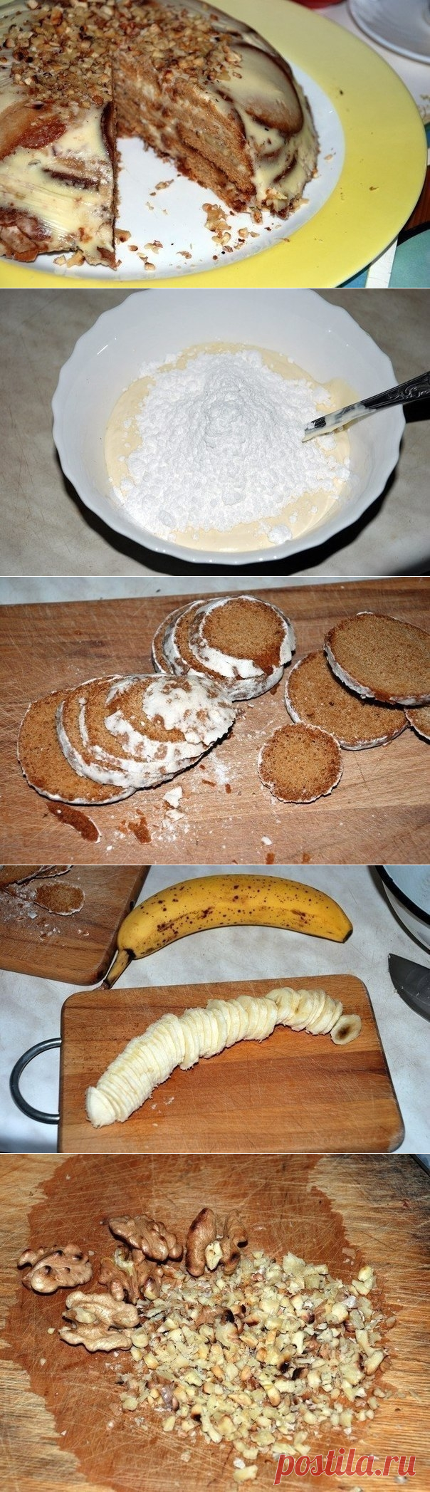 Как приготовить холодный торт - рецепт, ингридиенты и фотографии