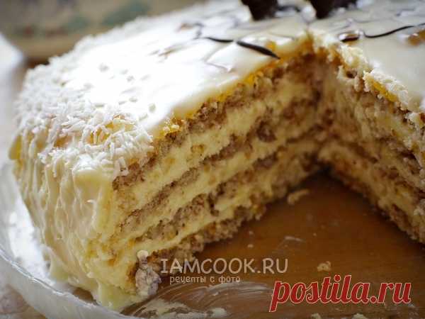 Торт «Венгерская сказка» — рецепт с фото Это один из самых вкусных тортиков. Ореховые коржи, нежный крем и абрикосовый джем. Что может быть вкуснее?