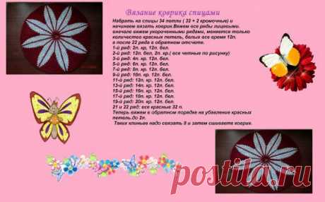 коврик / Вязание спицами аксессуаров / PassionForum - мастер-классы по рукоделию