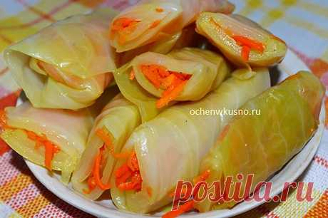 Острые маринованные голубцы по-корейски (закусочные голубцы )