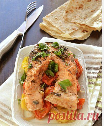 Запеченная в фольге рыба