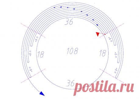Джемпер Санторини. Авторская схема круглой кокетки. | Людмила Пряжевская творчество на спицах | Дзен