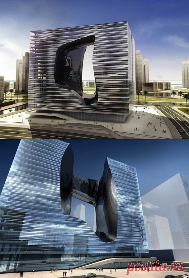Opus Office Tower - новая архитектурная достопримечательность Дубая от Захи Хадид (Zaha Hadid)
