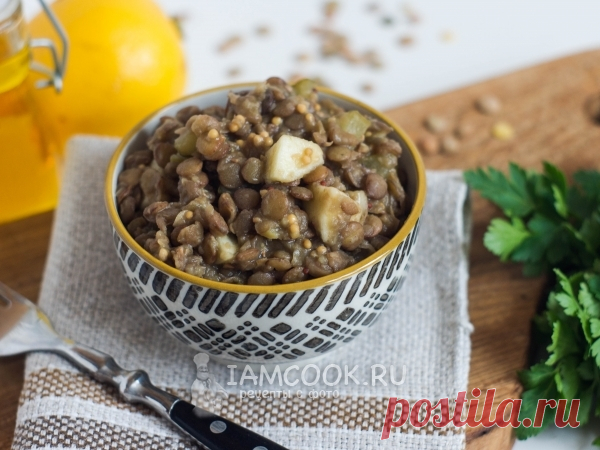 Салат из чечевицы с солеными огурцами — рецепт с фото Необычное интересное блюдо для ценителей чечевицы: сытное, питательное, с легким привкусом горчицы!