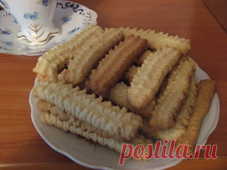 Самые вкусные рецепты: Песочное печенье