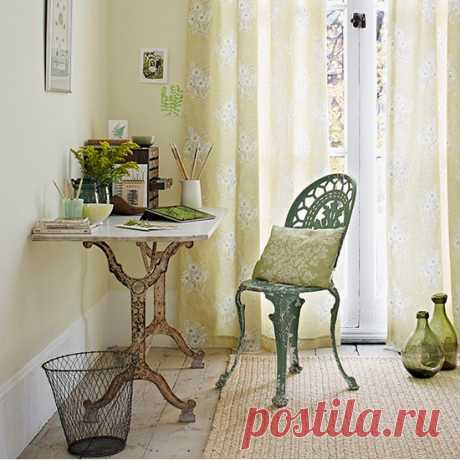 Vintage desk | Home office design solutions for corners and alcoves | housetohome.co.uk