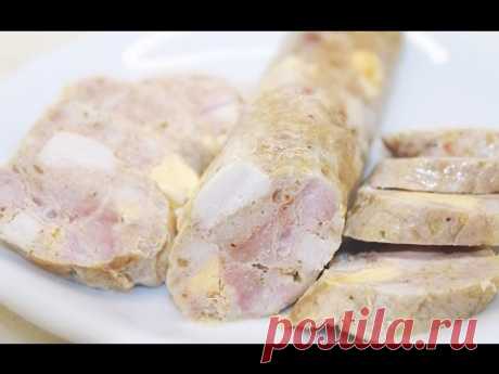 Домашняя колбаса рецепт - Колбаса в домашних условиях / How to Make Homemade Sausage