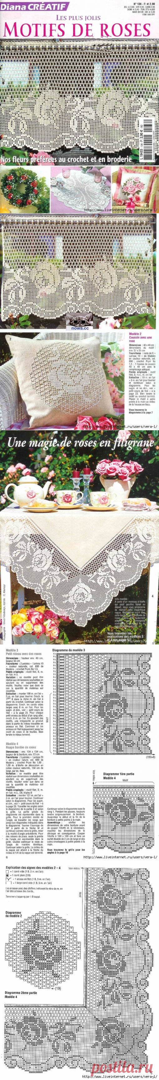 Diana Creatif 136. Филейные узоры.