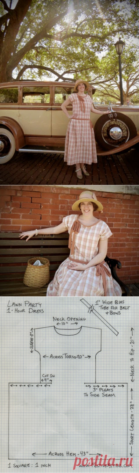 Festive Attyre: 1-hour dress, lawn party edition