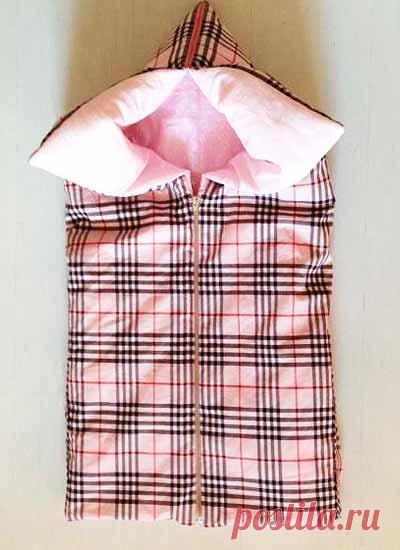 Летний конверт для новорожденного своими руками